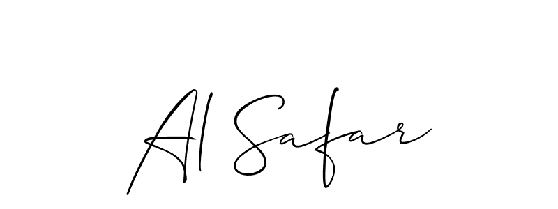 Similarly Allison_Script is the best handwritten signature design. Signature creator online .You can use it as an online autograph creator for name Al Safar. Al Safar signature style 2 images and pictures png