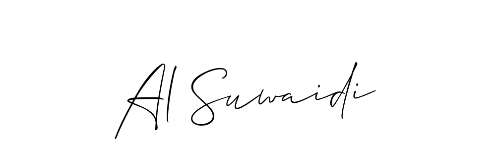 Similarly Allison_Script is the best handwritten signature design. Signature creator online .You can use it as an online autograph creator for name Al Suwaidi. Al Suwaidi signature style 2 images and pictures png