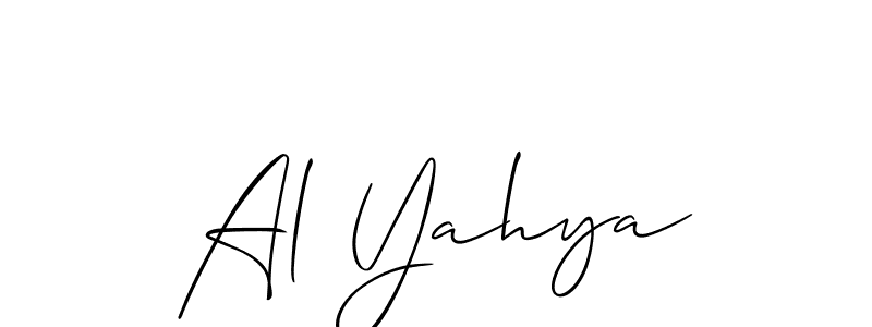 Make a beautiful signature design for name Al Yahya. Use this online signature maker to create a handwritten signature for free. Al Yahya signature style 2 images and pictures png