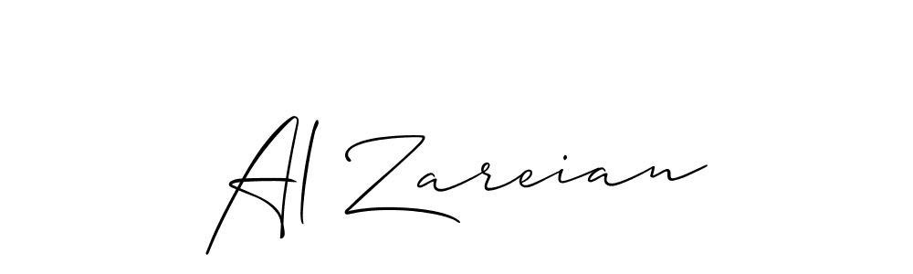 Once you've used our free online signature maker to create your best signature Allison_Script style, it's time to enjoy all of the benefits that Al Zareian name signing documents. Al Zareian signature style 2 images and pictures png