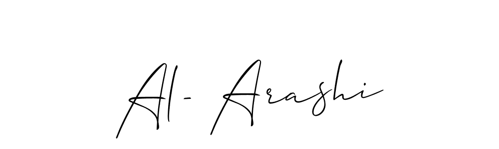 Al- Arashi stylish signature style. Best Handwritten Sign (Allison_Script) for my name. Handwritten Signature Collection Ideas for my name Al- Arashi. Al- Arashi signature style 2 images and pictures png