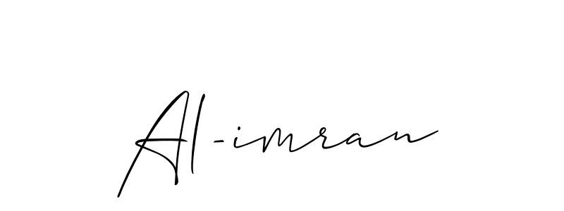 if you are searching for the best signature style for your name Al-imran. so please give up your signature search. here we have designed multiple signature styles  using Allison_Script. Al-imran signature style 2 images and pictures png
