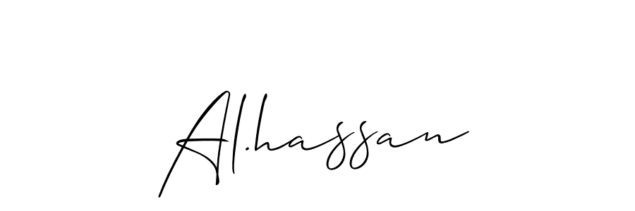 Make a beautiful signature design for name Al.hassan. Use this online signature maker to create a handwritten signature for free. Al.hassan signature style 2 images and pictures png