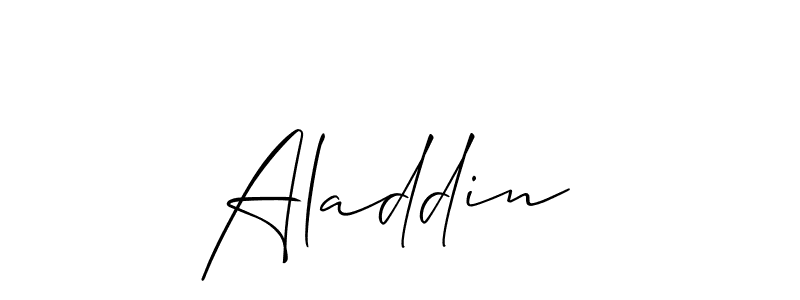 You should practise on your own different ways (Allison_Script) to write your name (Aladdin ) in signature. don't let someone else do it for you. Aladdin  signature style 2 images and pictures png