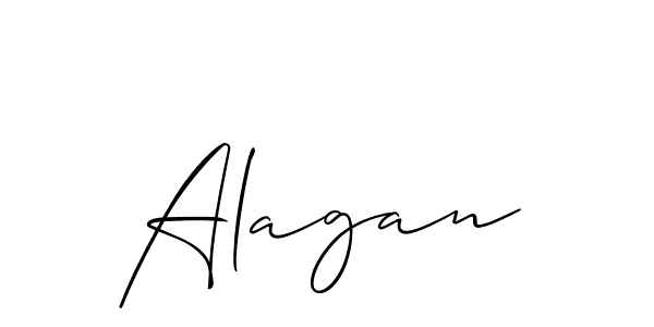 Best and Professional Signature Style for Alagan. Allison_Script Best Signature Style Collection. Alagan signature style 2 images and pictures png