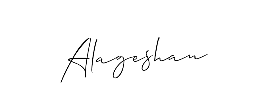 You should practise on your own different ways (Allison_Script) to write your name (Alageshan) in signature. don't let someone else do it for you. Alageshan signature style 2 images and pictures png
