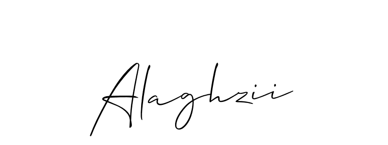 Make a beautiful signature design for name Alaghzii. Use this online signature maker to create a handwritten signature for free. Alaghzii signature style 2 images and pictures png