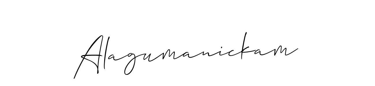 The best way (Allison_Script) to make a short signature is to pick only two or three words in your name. The name Alagumanickam include a total of six letters. For converting this name. Alagumanickam signature style 2 images and pictures png