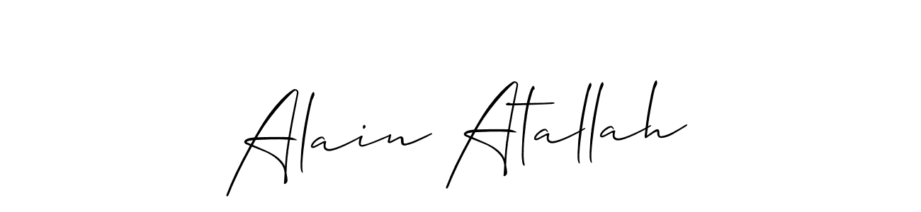 Check out images of Autograph of Alain Atallah name. Actor Alain Atallah Signature Style. Allison_Script is a professional sign style online. Alain Atallah signature style 2 images and pictures png