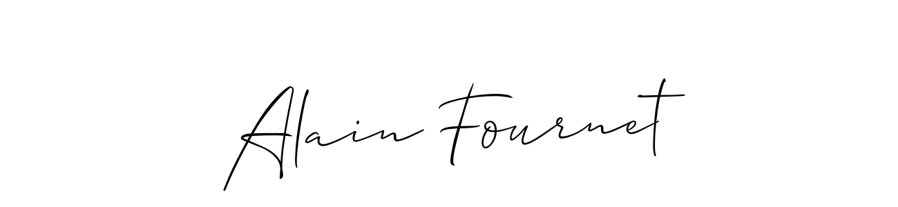Also we have Alain Fournet name is the best signature style. Create professional handwritten signature collection using Allison_Script autograph style. Alain Fournet signature style 2 images and pictures png