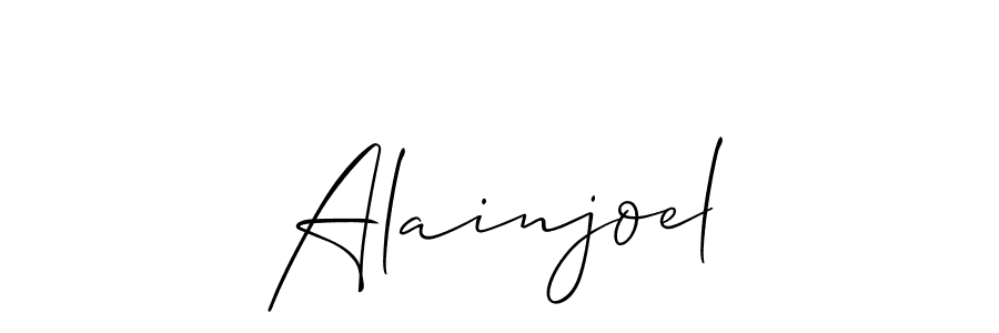 Similarly Allison_Script is the best handwritten signature design. Signature creator online .You can use it as an online autograph creator for name Alainjoel. Alainjoel signature style 2 images and pictures png