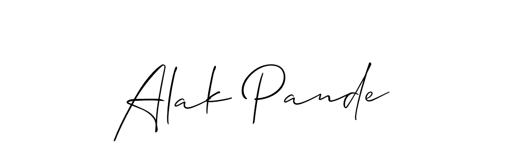 Here are the top 10 professional signature styles for the name Alak Pande. These are the best autograph styles you can use for your name. Alak Pande signature style 2 images and pictures png