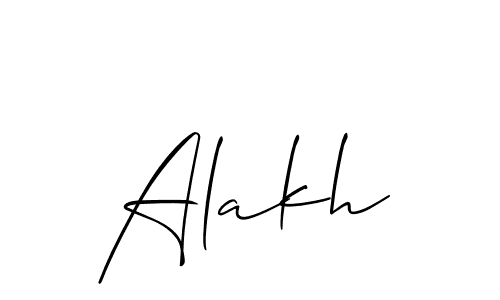 Make a beautiful signature design for name Alakh. Use this online signature maker to create a handwritten signature for free. Alakh signature style 2 images and pictures png