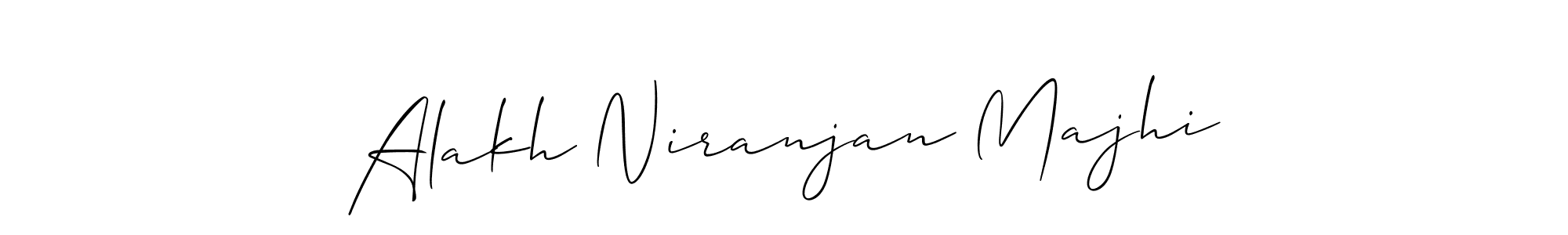 Use a signature maker to create a handwritten signature online. With this signature software, you can design (Allison_Script) your own signature for name Alakh Niranjan Majhi. Alakh Niranjan Majhi signature style 2 images and pictures png