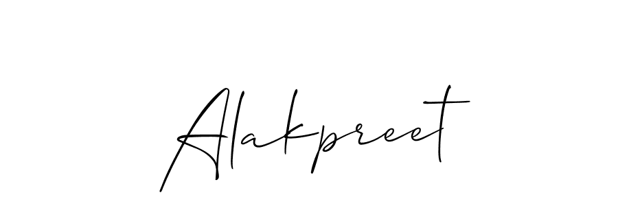 Best and Professional Signature Style for Alakpreet. Allison_Script Best Signature Style Collection. Alakpreet signature style 2 images and pictures png
