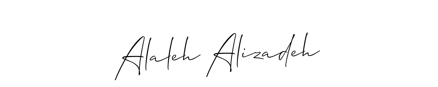 Similarly Allison_Script is the best handwritten signature design. Signature creator online .You can use it as an online autograph creator for name Alaleh Alizadeh. Alaleh Alizadeh signature style 2 images and pictures png