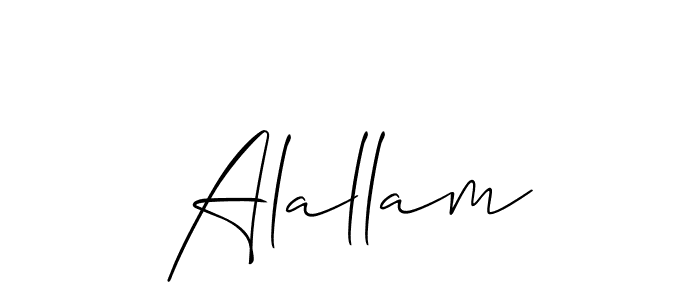 Best and Professional Signature Style for Alallam. Allison_Script Best Signature Style Collection. Alallam signature style 2 images and pictures png