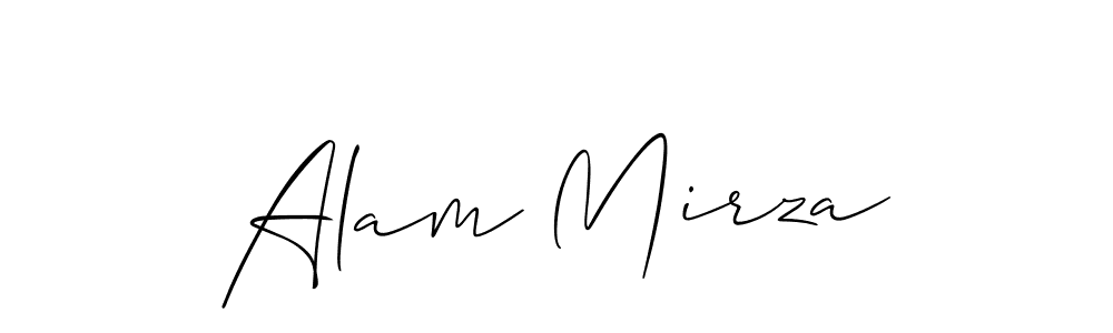 You can use this online signature creator to create a handwritten signature for the name Alam Mirza. This is the best online autograph maker. Alam Mirza signature style 2 images and pictures png