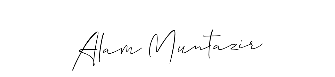 It looks lik you need a new signature style for name Alam Muntazir. Design unique handwritten (Allison_Script) signature with our free signature maker in just a few clicks. Alam Muntazir signature style 2 images and pictures png
