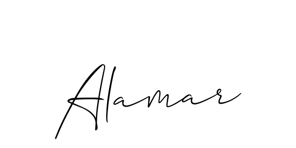 How to Draw Alamar signature style? Allison_Script is a latest design signature styles for name Alamar. Alamar signature style 2 images and pictures png
