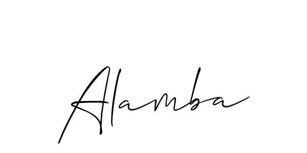 Make a short Alamba signature style. Manage your documents anywhere anytime using Allison_Script. Create and add eSignatures, submit forms, share and send files easily. Alamba signature style 2 images and pictures png