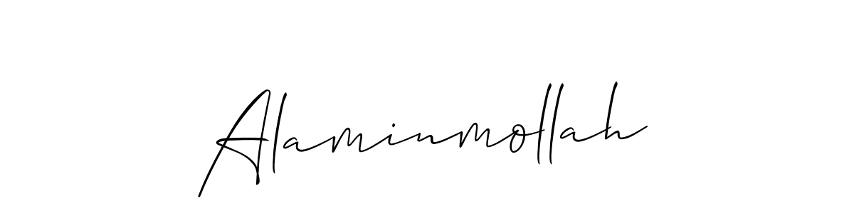 if you are searching for the best signature style for your name Alaminmollah. so please give up your signature search. here we have designed multiple signature styles  using Allison_Script. Alaminmollah signature style 2 images and pictures png