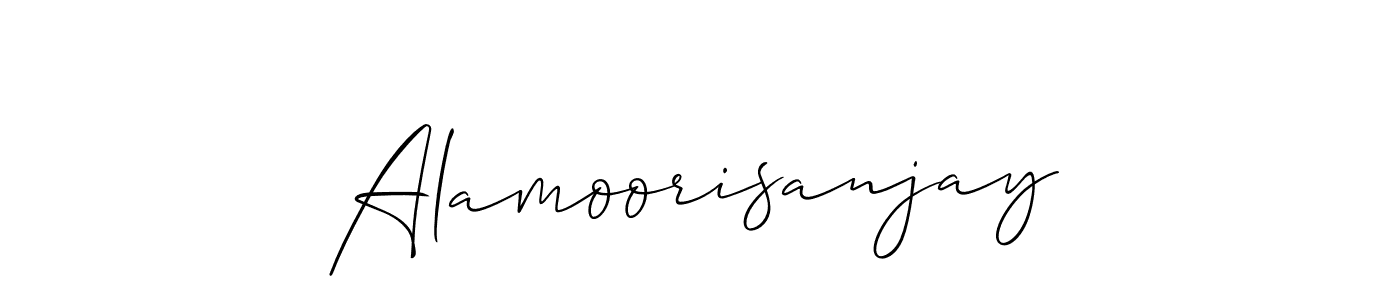 Here are the top 10 professional signature styles for the name Alamoorisanjay. These are the best autograph styles you can use for your name. Alamoorisanjay signature style 2 images and pictures png