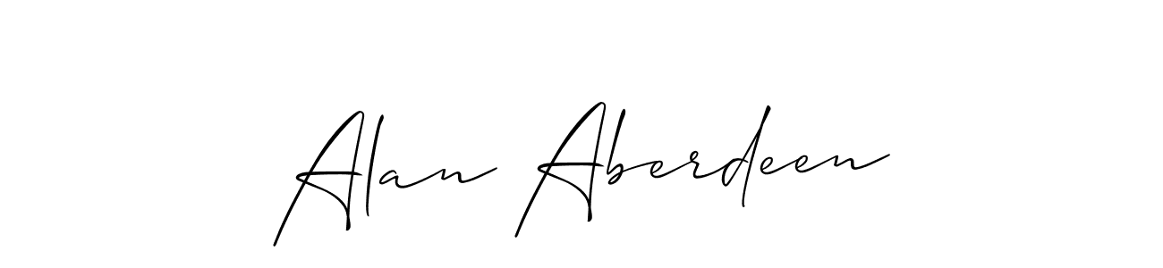 See photos of Alan Aberdeen official signature by Spectra . Check more albums & portfolios. Read reviews & check more about Allison_Script font. Alan Aberdeen signature style 2 images and pictures png