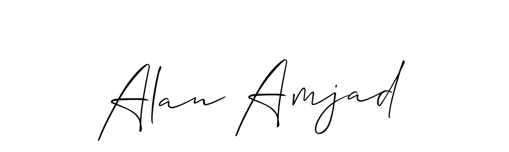 Best and Professional Signature Style for Alan Amjad. Allison_Script Best Signature Style Collection. Alan Amjad signature style 2 images and pictures png