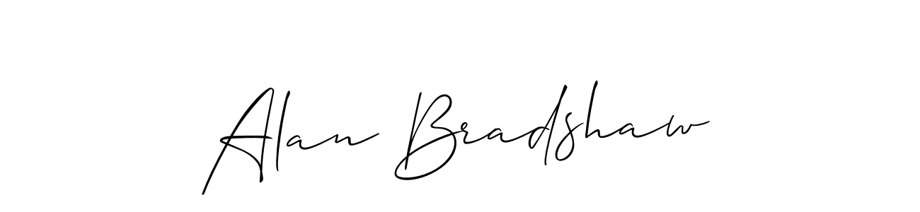Create a beautiful signature design for name Alan Bradshaw. With this signature (Allison_Script) fonts, you can make a handwritten signature for free. Alan Bradshaw signature style 2 images and pictures png