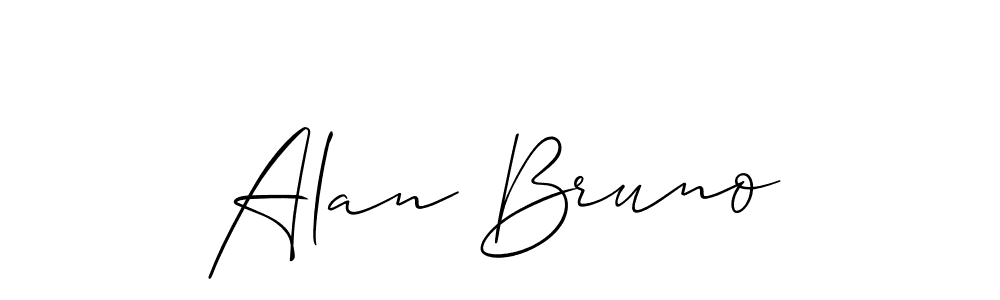 The best way (Allison_Script) to make a short signature is to pick only two or three words in your name. The name Alan Bruno include a total of six letters. For converting this name. Alan Bruno signature style 2 images and pictures png