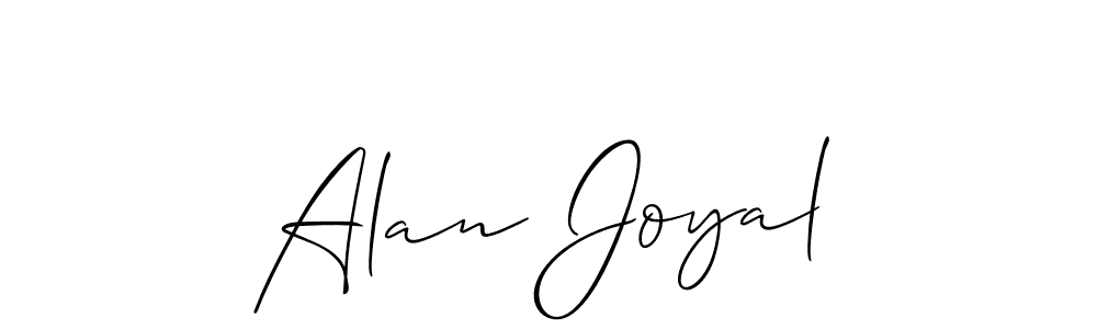 Make a beautiful signature design for name Alan Joyal. Use this online signature maker to create a handwritten signature for free. Alan Joyal signature style 2 images and pictures png