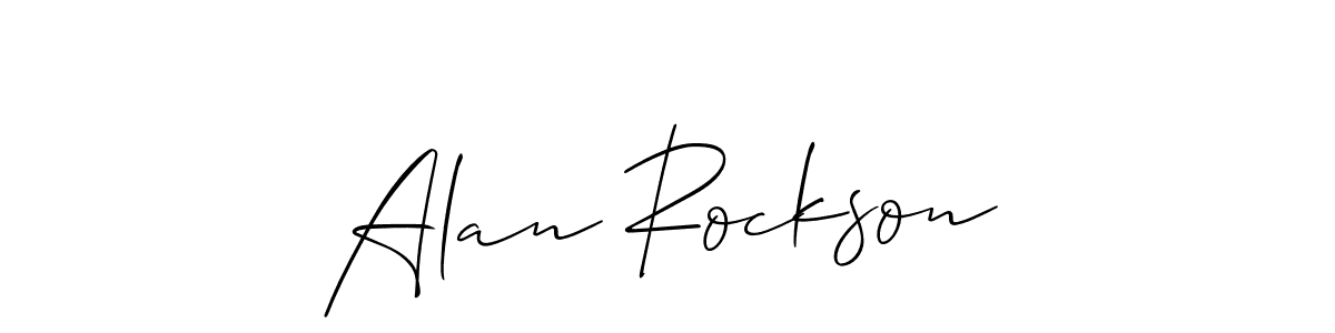 Also we have Alan Rockson name is the best signature style. Create professional handwritten signature collection using Allison_Script autograph style. Alan Rockson signature style 2 images and pictures png