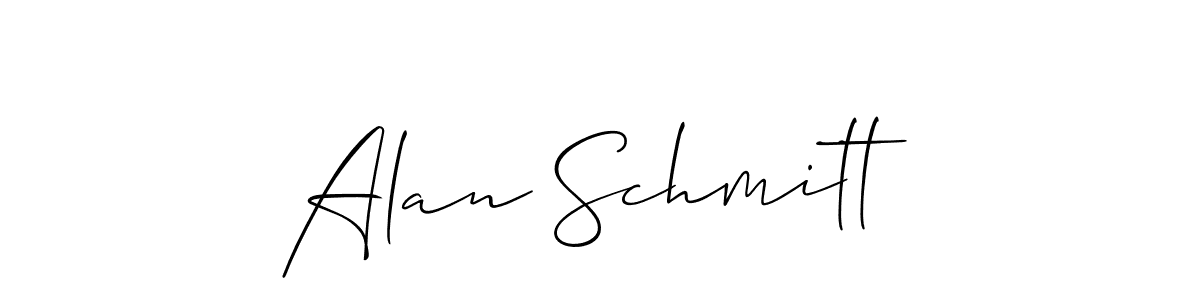 It looks lik you need a new signature style for name Alan Schmitt. Design unique handwritten (Allison_Script) signature with our free signature maker in just a few clicks. Alan Schmitt signature style 2 images and pictures png