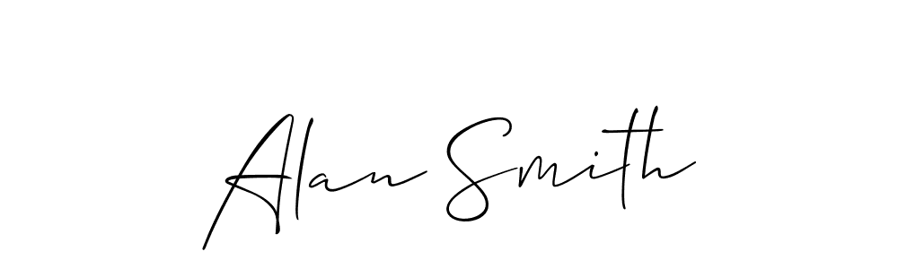 Create a beautiful signature design for name Alan Smith. With this signature (Allison_Script) fonts, you can make a handwritten signature for free. Alan Smith signature style 2 images and pictures png