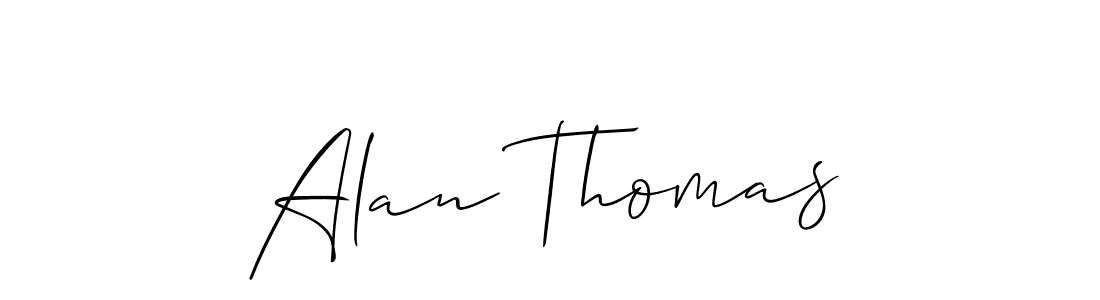 Make a beautiful signature design for name Alan Thomas. Use this online signature maker to create a handwritten signature for free. Alan Thomas signature style 2 images and pictures png