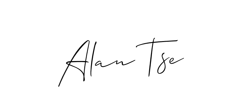 It looks lik you need a new signature style for name Alan Tse. Design unique handwritten (Allison_Script) signature with our free signature maker in just a few clicks. Alan Tse signature style 2 images and pictures png