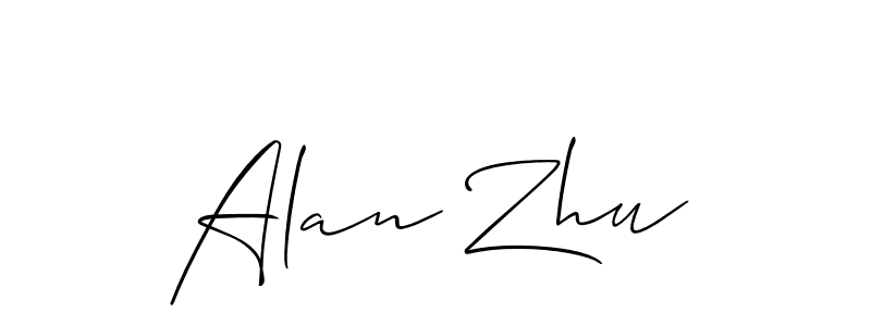 Check out images of Autograph of Alan Zhu name. Actor Alan Zhu Signature Style. Allison_Script is a professional sign style online. Alan Zhu signature style 2 images and pictures png