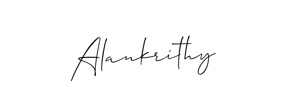 Here are the top 10 professional signature styles for the name Alankrithy. These are the best autograph styles you can use for your name. Alankrithy signature style 2 images and pictures png