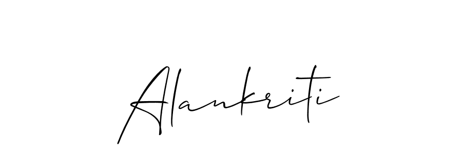 How to Draw Alankriti signature style? Allison_Script is a latest design signature styles for name Alankriti. Alankriti signature style 2 images and pictures png