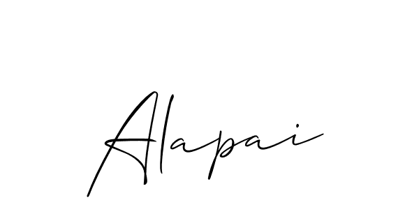 Once you've used our free online signature maker to create your best signature Allison_Script style, it's time to enjoy all of the benefits that Alapai name signing documents. Alapai signature style 2 images and pictures png