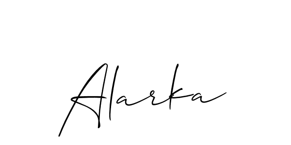 Best and Professional Signature Style for Alarka. Allison_Script Best Signature Style Collection. Alarka signature style 2 images and pictures png