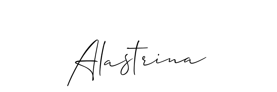 Make a beautiful signature design for name Alastrina. Use this online signature maker to create a handwritten signature for free. Alastrina signature style 2 images and pictures png