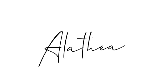 Best and Professional Signature Style for Alathea. Allison_Script Best Signature Style Collection. Alathea signature style 2 images and pictures png