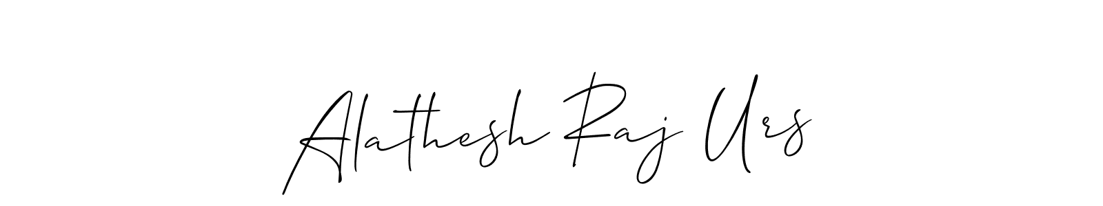 Make a beautiful signature design for name Alathesh Raj Urs. Use this online signature maker to create a handwritten signature for free. Alathesh Raj Urs signature style 2 images and pictures png