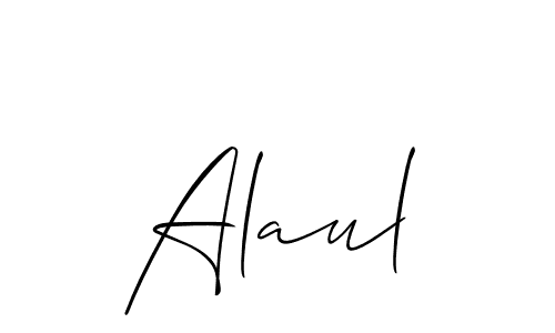 How to Draw Alaul signature style? Allison_Script is a latest design signature styles for name Alaul. Alaul signature style 2 images and pictures png