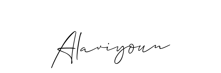 Alaviyoun stylish signature style. Best Handwritten Sign (Allison_Script) for my name. Handwritten Signature Collection Ideas for my name Alaviyoun. Alaviyoun signature style 2 images and pictures png