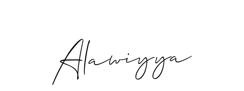 How to Draw Alawiyya signature style? Allison_Script is a latest design signature styles for name Alawiyya. Alawiyya signature style 2 images and pictures png