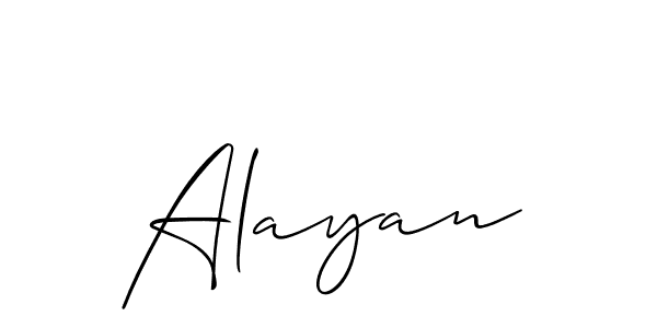 Allison_Script is a professional signature style that is perfect for those who want to add a touch of class to their signature. It is also a great choice for those who want to make their signature more unique. Get Alayan name to fancy signature for free. Alayan signature style 2 images and pictures png