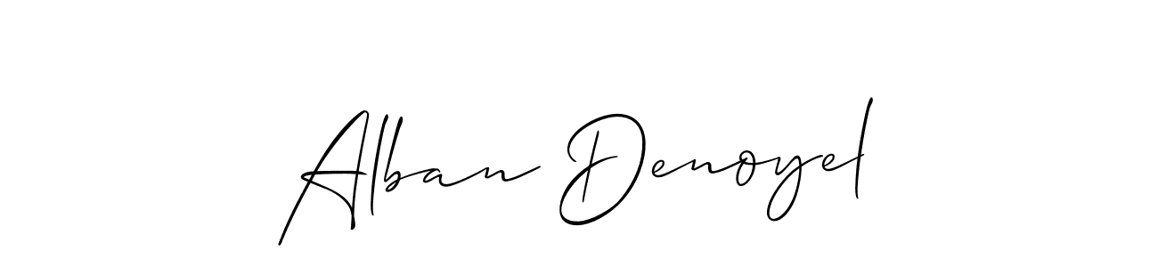 How to Draw Alban Denoyel signature style? Allison_Script is a latest design signature styles for name Alban Denoyel. Alban Denoyel signature style 2 images and pictures png